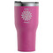 Daisies RTIC Tumbler - Magenta - Front