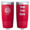 Daisies Red Polar Camel Tumbler - 20oz - Double Sided - Approval