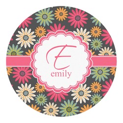 Daisies Round Decal - XLarge (Personalized)