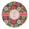 Daisies Round Linen Placemats - FRONT (Double Sided)