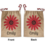 Daisies Santa Sack - Front & Back (Personalized)