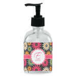 Daisies Glass Soap & Lotion Bottle - Single Bottle (Personalized)