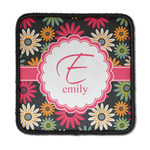 Daisies Iron On Square Patch w/ Name and Initial