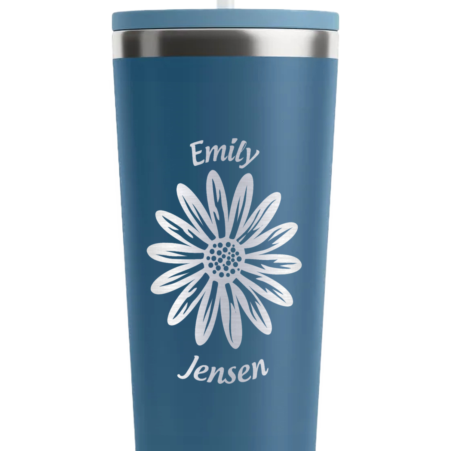 Custom Daisies RTIC Tumbler - 30 oz (Personalized)