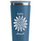 Daisies Steel Blue RTIC Everyday Tumbler - 28 oz. - Close Up