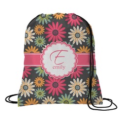 Daisies Drawstring Backpack - Medium (Personalized)