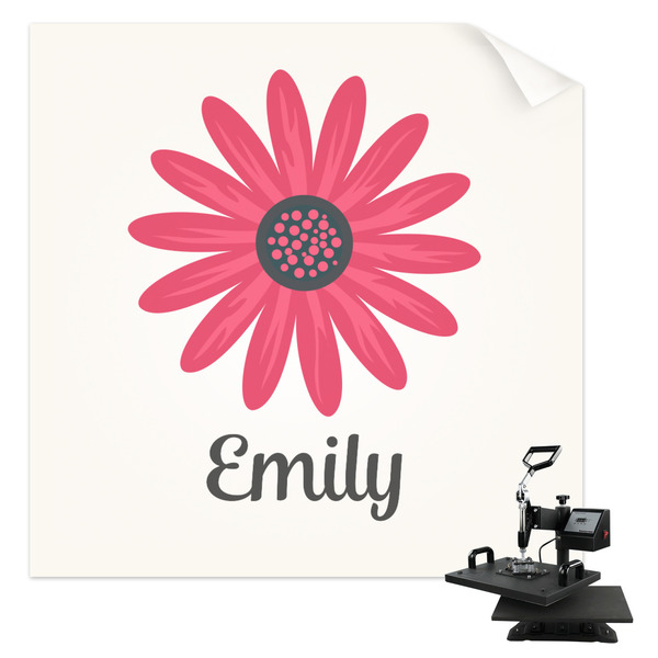 Custom Daisies Sublimation Transfer - Youth / Women (Personalized)