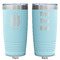 Daisies Teal Polar Camel Tumbler - 20oz -Double Sided - Approval