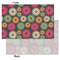 Daisies Tissue Paper - Lightweight - Small - Front & Back