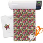 Daisies Heat Transfer Vinyl Sheet (12"x18")