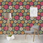 Daisies Wallpaper & Surface Covering (Water Activated - Removable)