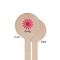 Daisies Wooden 6" Stir Stick - Round - Single Sided - Front & Back