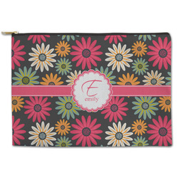 Daisies Zipper Pouch - Large - 12.5"x8.5" (Personalized)