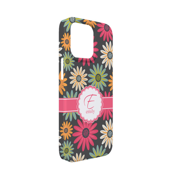 Custom Daisies iPhone Case - Plastic - iPhone 13 Mini (Personalized)