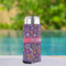 Simple Floral Can Cooler - Tall 12oz - In Context