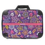 Simple Floral Hard Shell Briefcase - 18" (Personalized)