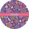 Simple Floral 3" Multipurpose Round Labels - Single Sticker