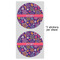 Simple Floral 5" Multipurpose Round Label - Sheet