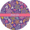 Simple Floral 5" Multipurpose Round Label - Single Sticker