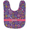 Simple Floral Baby Bib - AFT flat