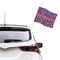 Simple Floral Car Flag - Large - LIFESTYLE