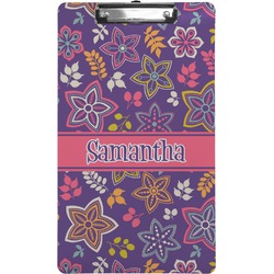 Simple Floral Clipboard (Legal Size) (Personalized)