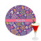 Simple Floral Drink Topper - Medium - Single with Drink