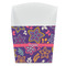 Simple Floral French Fry Favor Box - Front View