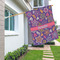 Simple Floral House Flags - Single Sided - LIFESTYLE