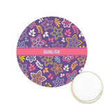 Simple Floral Printed Cookie Topper - 1.25" (Personalized)