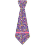 Simple Floral Iron On Tie - 4 Sizes w/ Name or Text