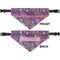 Simple Floral Medium Dog Bandana Approval