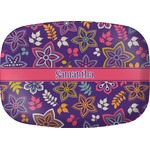 Simple Floral Melamine Platter (Personalized)