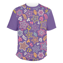 Simple Floral Men's Crew T-Shirt - Small