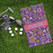 Simple Floral Microfiber Golf Towels - LIFESTYLE