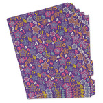 Simple Floral Binder Tab Divider Set (Personalized)