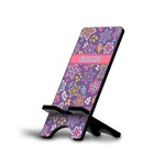 Simple Floral Cell Phone Stand (Small) (Personalized)