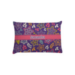 Simple Floral Pillow Case - Toddler (Personalized)