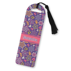 Simple Floral Plastic Bookmark (Personalized)