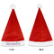 Simple Floral Santa Hats - Front and Back (Single Print) APPROVAL