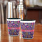 Simple Floral Shot Glass - Two Tone - LIFESTYLE