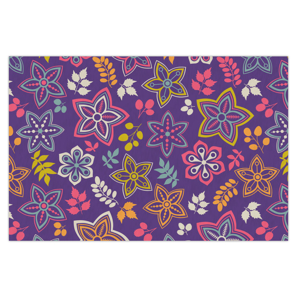 Custom Simple Floral X-Large Tissue Papers Sheets - Heavyweight