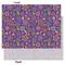 Simple Floral Tissue Paper - Lightweight - Large - Front & Back