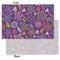 Simple Floral Tissue Paper - Lightweight - Small - Front & Back