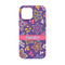 Simple Floral iPhone 13 Mini Tough Case - Back