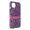 Simple Floral iPhone 14 Plus Tough Case - Angle