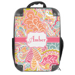 Abstract Foliage Hard Shell Backpack (Personalized)