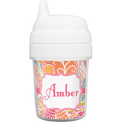 Abstract Foliage Baby Sippy Cup (Personalized)