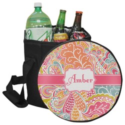 Abstract Foliage Collapsible Cooler & Seat (Personalized)
