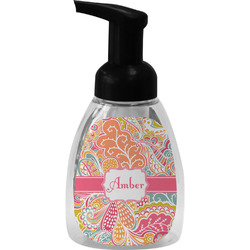 Abstract Foliage Foam Soap Bottle (Personalized)